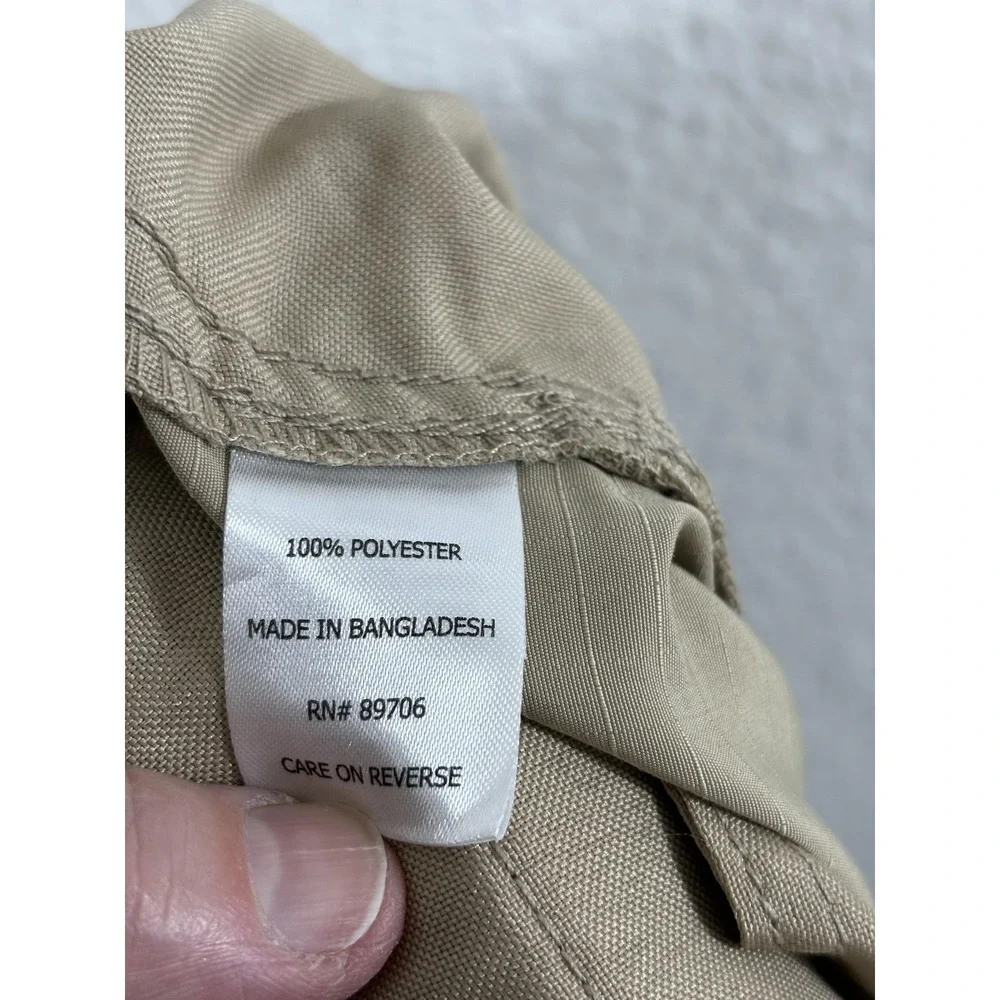 Propper Pants Mens 32x34 Khaki EdgeTec Ripstop‎ Tactical Work Slider Waist F5906